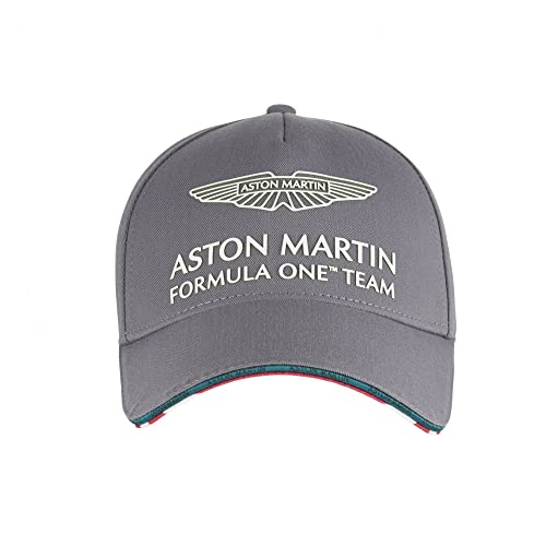 F1 Aston Martin Cognizant Cap USA 2022 Grau USA Special Edition Team Cap Offizielles Merchandise von F1