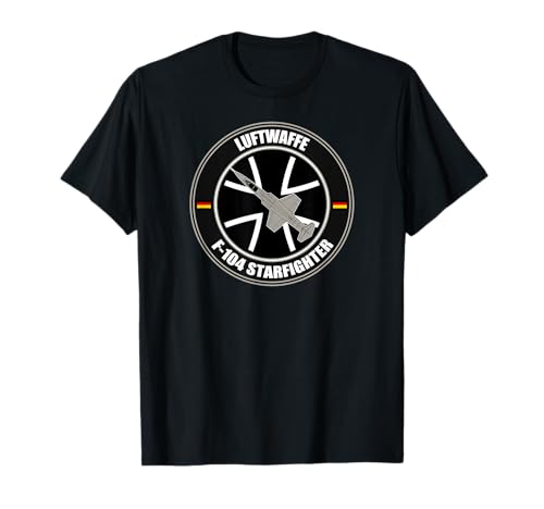 Deutscher F-104-Patch T-Shirt Deutscher F-104-Patch T-Shirt von F104 Fighter & German Military Aircraft