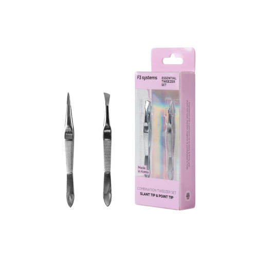 F3 SYSTEMS - Essential Tweezer Set - Slant & Point - 1set F3 SYSTEMS - Essential Tweezer Set - Slant & Point - 1set von F3 SYSTEMS