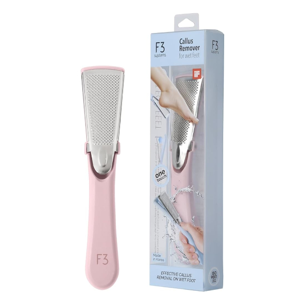 F3 SYSTEMS - Metal Callus Remover - 1ea - Pastel Pink von F3 SYSTEMS