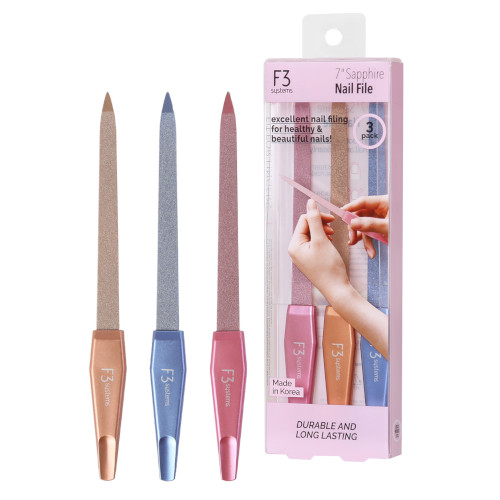 F3 SYSTEMS - Sapphire Nail Files - 1set - Metallic Color F3 SYSTEMS - Sapphire Nail Files - 1set - Metallic Color von F3 SYSTEMS