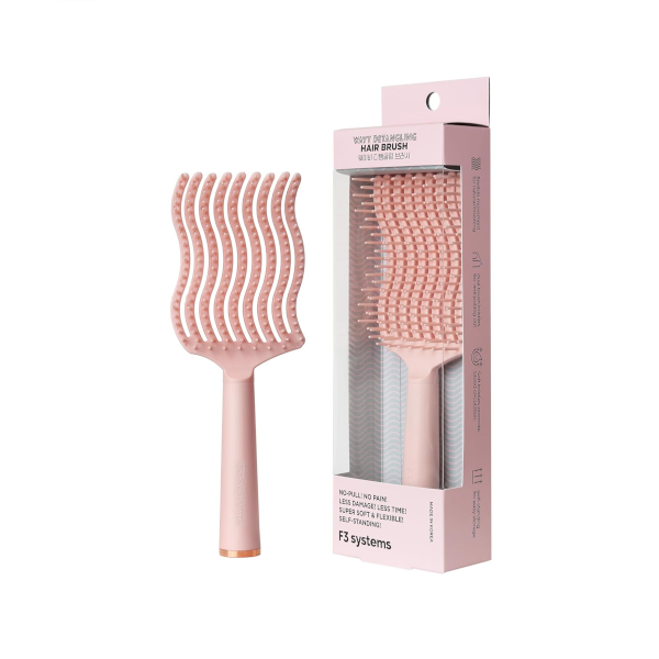 F3 SYSTEMS - Wavy Detangling Hair Brush - 1ea von F3 SYSTEMS
