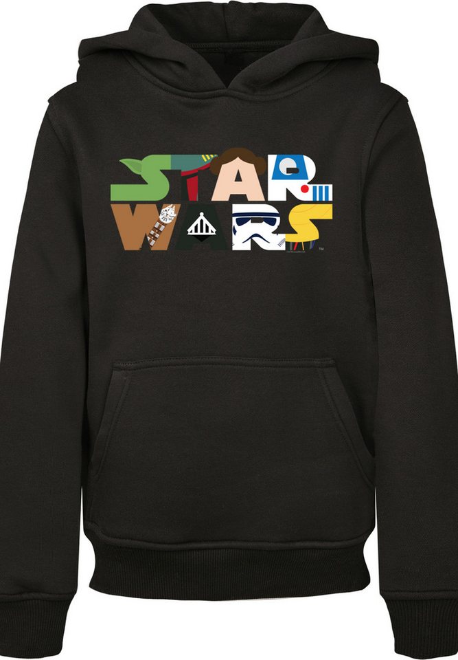 F4NT4STIC Hoodie F4NT4STIC Kinder Star Wars Character Logo with Basic Kids Hoody (1-tlg) von F4NT4STIC