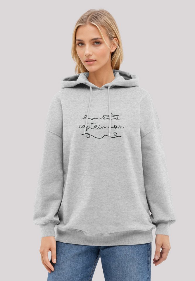F4NT4STIC Kapuzenpullover Captain Mom Mama Muttertag Bestickt Premium Qualität, Stickerei von F4NT4STIC