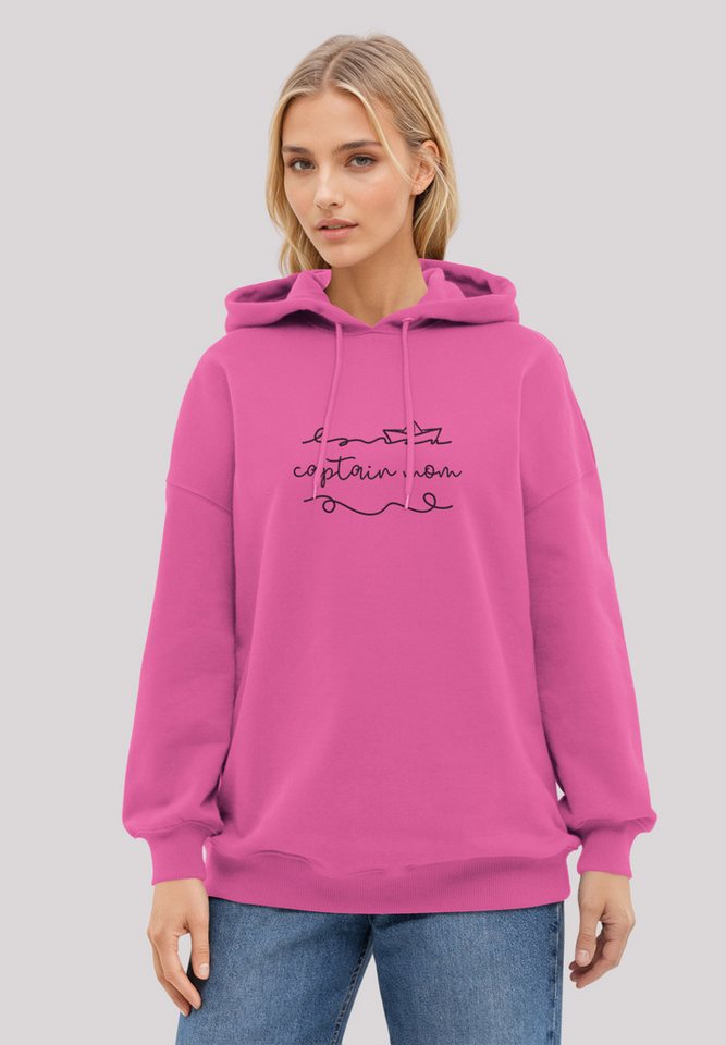 F4NT4STIC Kapuzenpullover Captain Mom Mama Muttertag Bestickt Premium Qualität, Stickerei von F4NT4STIC