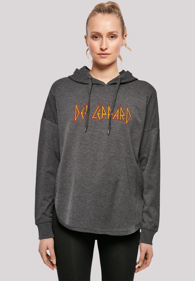 F4NT4STIC Kapuzenpullover Def Leppard Shatter Logo Premium Qualität von F4NT4STIC