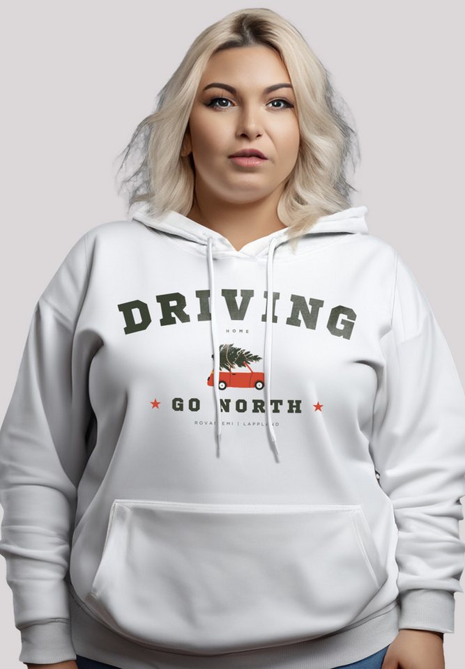 F4NT4STIC Kapuzenpullover Driving Home Weihnachten PLUSSIZE Premium Qualität von F4NT4STIC