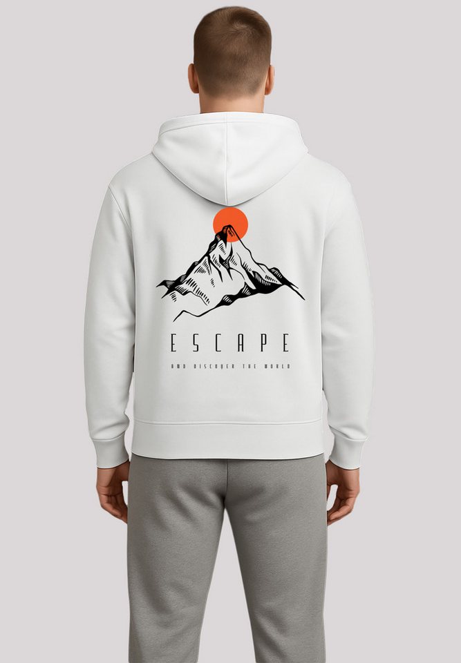 F4NT4STIC Kapuzenpullover Escape Discover the World Mountain Premium Qualität, ESCAPE Collection von F4NT4STIC