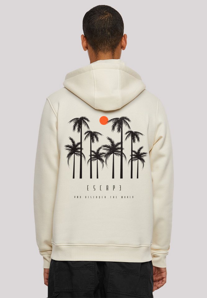 F4NT4STIC Kapuzenpullover Escape Discover the World Palm Trees Discover the World von F4NT4STIC
