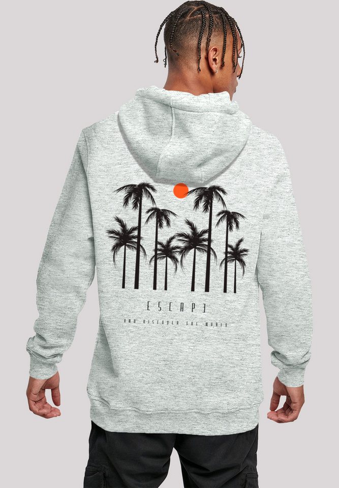 F4NT4STIC Kapuzenpullover Escape Discover the World Palm Trees Discover the World von F4NT4STIC