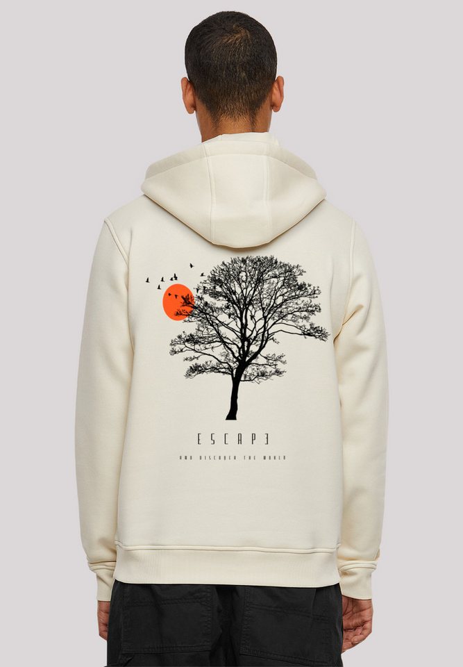 F4NT4STIC Kapuzenpullover Escape Discover the World Tree Birds Premium Qualität, ESCAPE Collection von F4NT4STIC