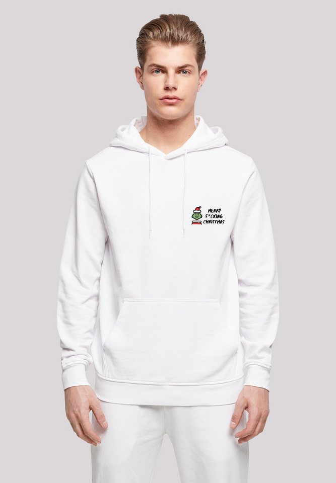 F4NT4STIC Kapuzenpullover Merry Christmas Print von F4NT4STIC