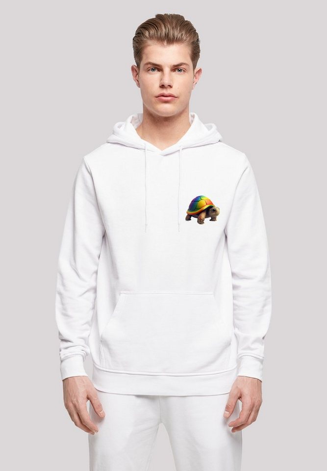 F4NT4STIC Kapuzenpullover Rainbow Turtle HOODIE UNISEX Print von F4NT4STIC