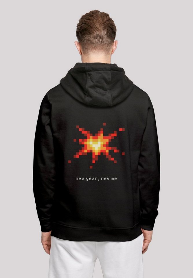 F4NT4STIC Kapuzenpullover SIlvester Party Happy People Only Print von F4NT4STIC
