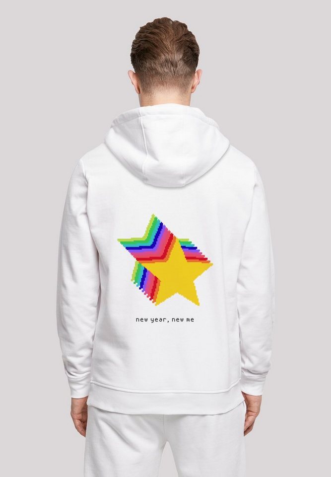 F4NT4STIC Kapuzenpullover SIlvester Party Happy People Only Print von F4NT4STIC