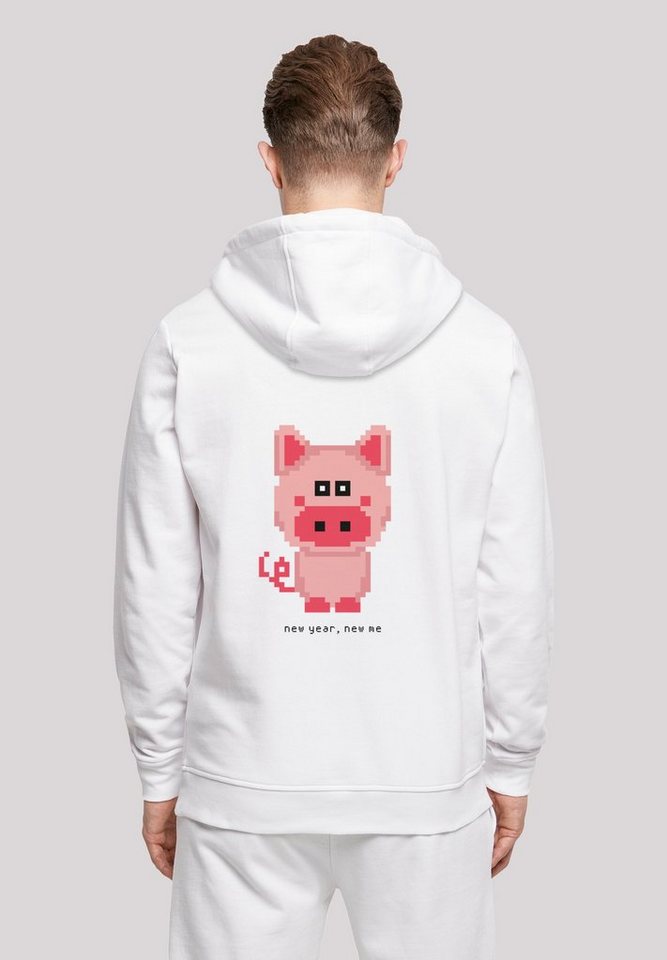 F4NT4STIC Kapuzenpullover SIlvester Party Happy People Only Print von F4NT4STIC