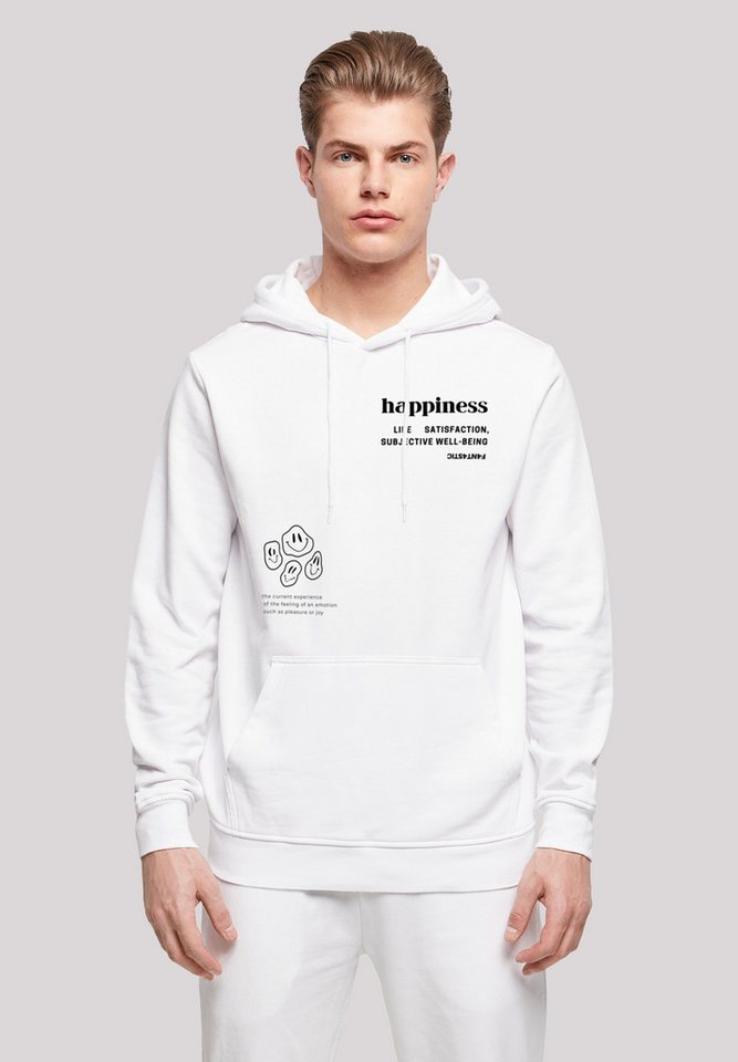 F4NT4STIC Kapuzenpullover happiness HOODIE UNISEX Print von F4NT4STIC