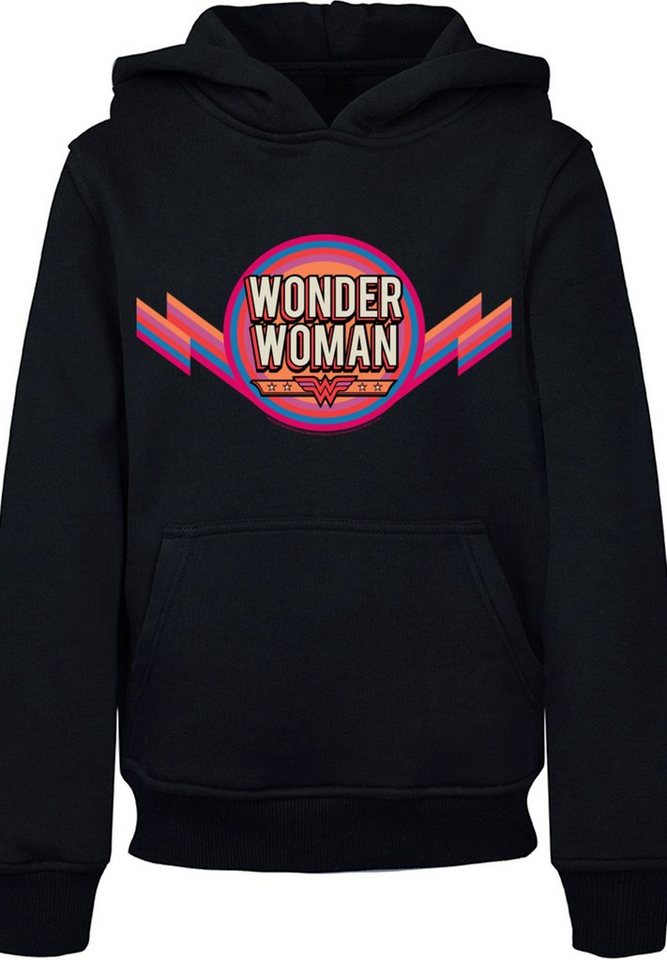 F4NT4STIC Kapuzenpullover DC Comics Wonder Woman Rainbow Logo Print von F4NT4STIC