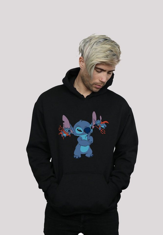 F4NT4STIC Kapuzenpullover Lilo And Stitch Little Devils Herren,Premium Merch,Slim-Fit,Kapuzenpullover,Bedruckt von F4NT4STIC