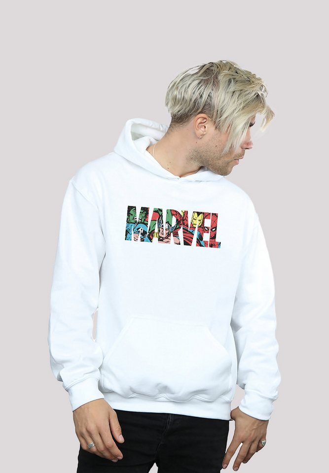 F4NT4STIC Kapuzenpullover Marvel Avengers Logo Superhelden Iron Man Captain America Print von F4NT4STIC