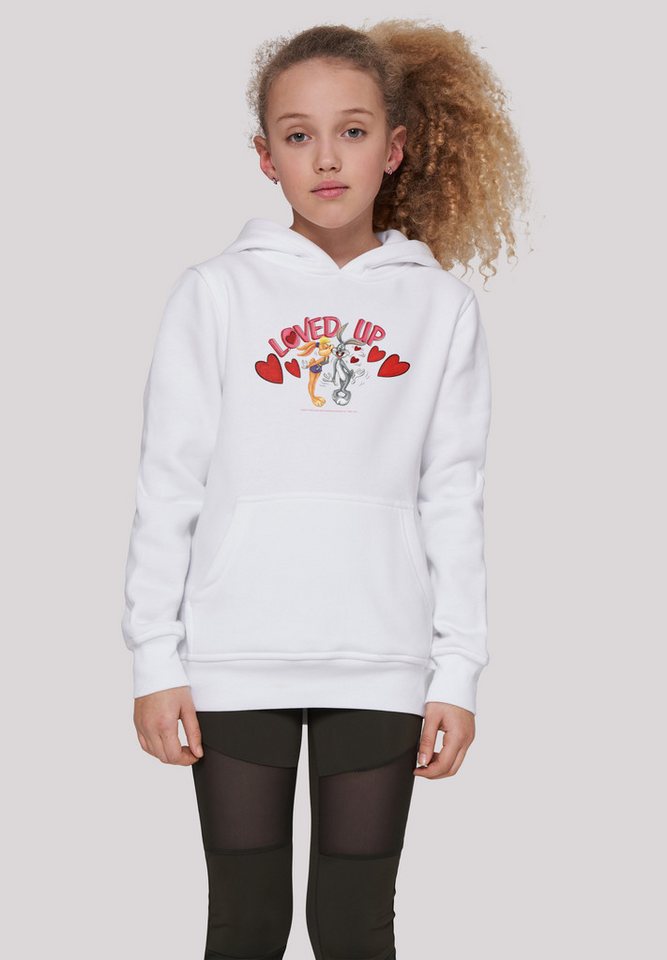 F4NT4STIC Kapuzenpullover Looney Tunes Bugs Bunny And Lola Valentine's Day Loved Up Print von F4NT4STIC