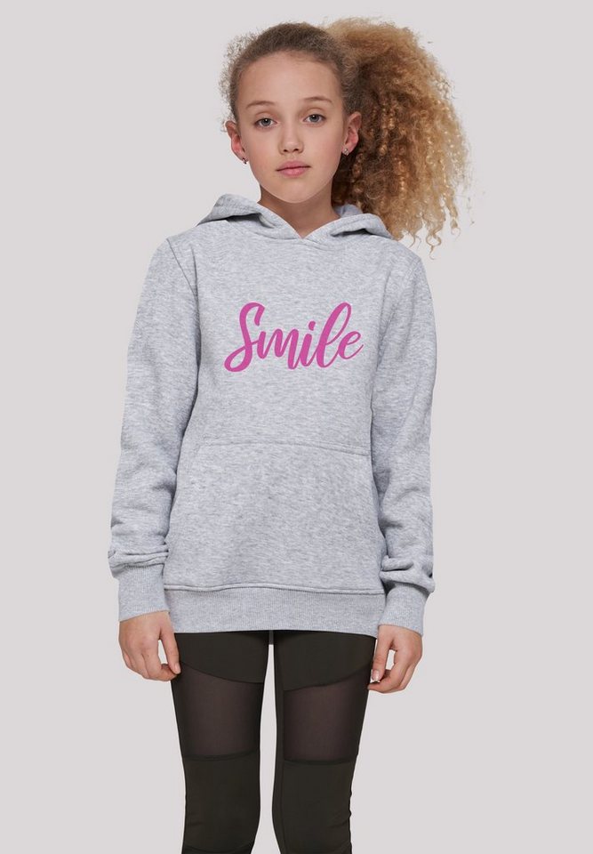 F4NT4STIC Kapuzenpullover Pink Smile UNISEX HOODIE Print von F4NT4STIC