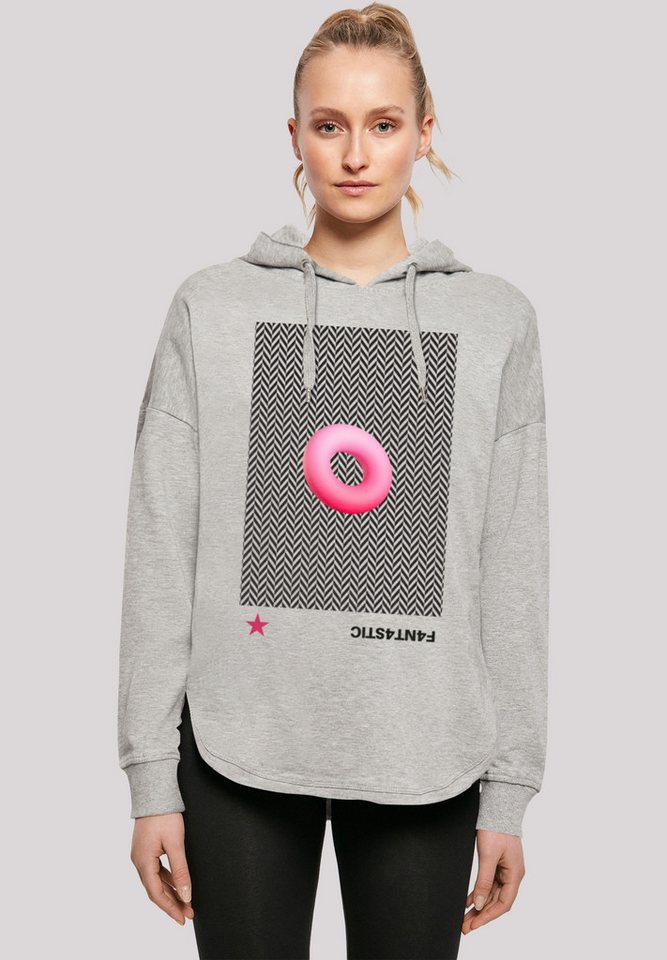 F4NT4STIC Kapuzenpullover 3D PINK RING Print von F4NT4STIC