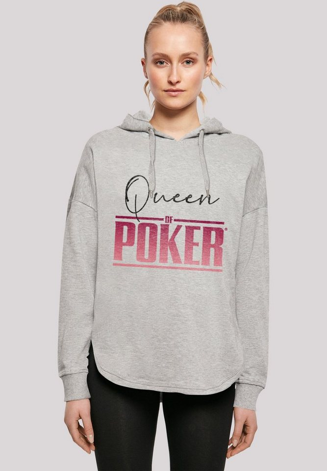 F4NT4STIC Kapuzenpullover Queen of Poker Print von F4NT4STIC