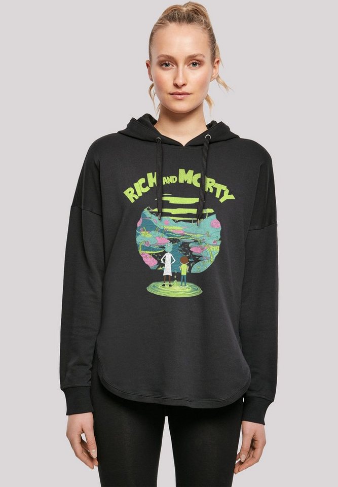 F4NT4STIC Kapuzenpullover Rick und Morty Print von F4NT4STIC