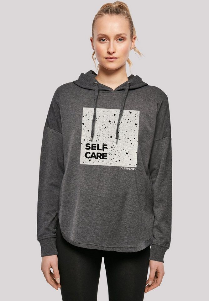 F4NT4STIC Kapuzenpullover SELF CARE OVERSIZE HOODIE Print von F4NT4STIC