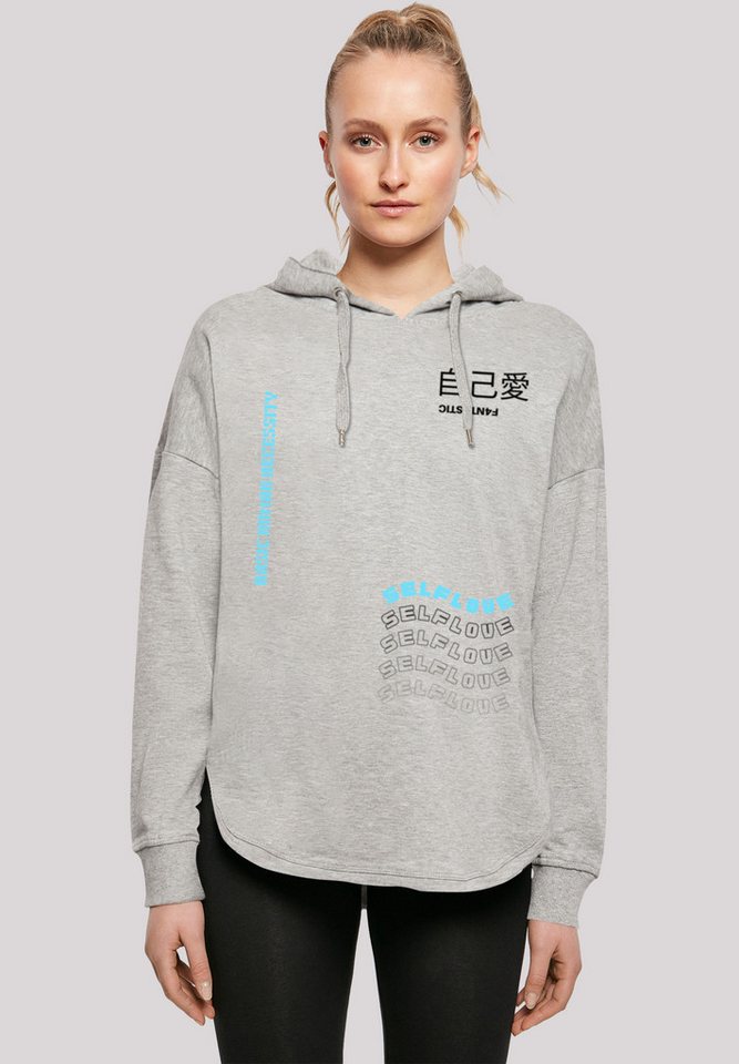F4NT4STIC Kapuzenpullover Self Love OVERSIZE HOODIE Print von F4NT4STIC