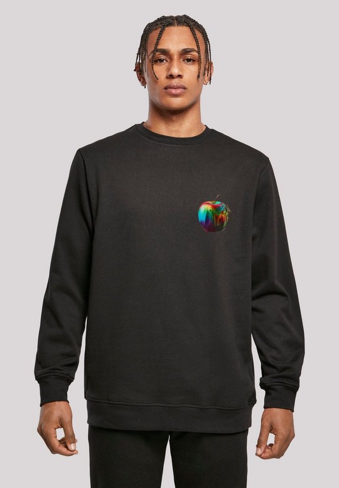 F4NT4STIC Kapuzenpullover Colorfood Collection - Rainbow Apple Print von F4NT4STIC