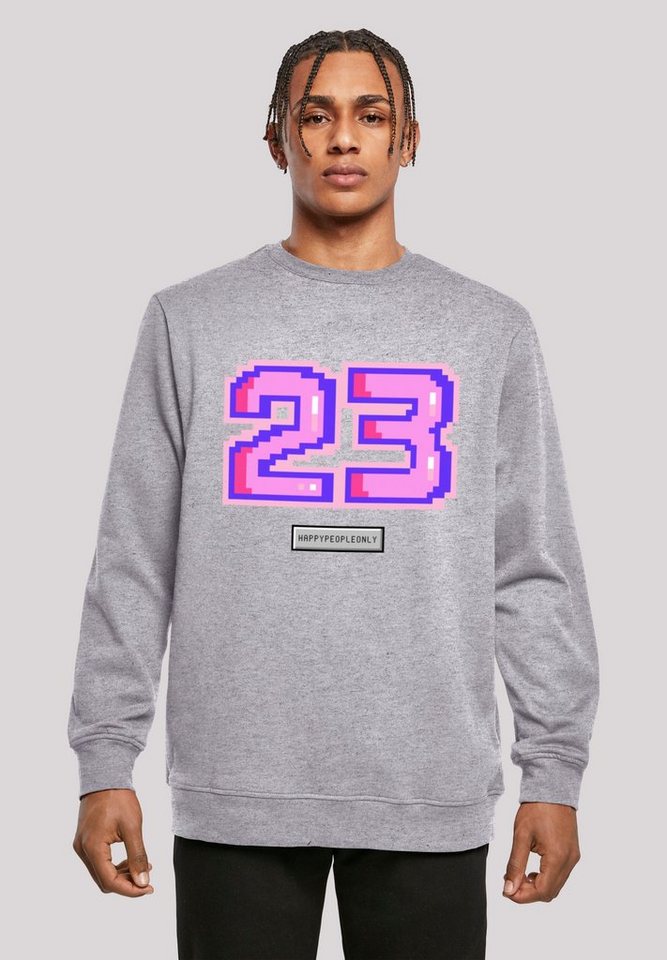 F4NT4STIC Kapuzenpullover Pixel 23 pink Print von F4NT4STIC