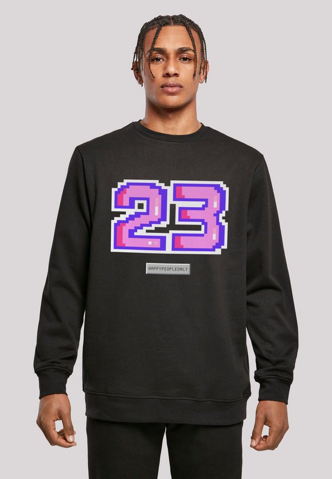 F4NT4STIC Kapuzenpullover Pixel 23 pink Print von F4NT4STIC