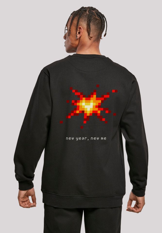 F4NT4STIC Kapuzenpullover SIlvester Party Happy People Only Print von F4NT4STIC