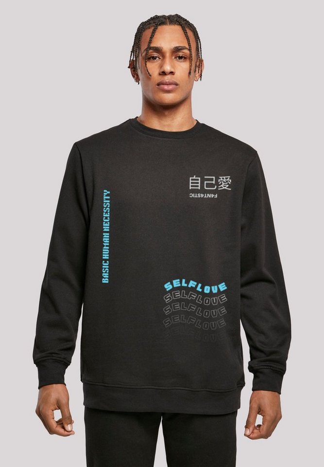 F4NT4STIC Kapuzenpullover Self Love CREWNECK Print von F4NT4STIC