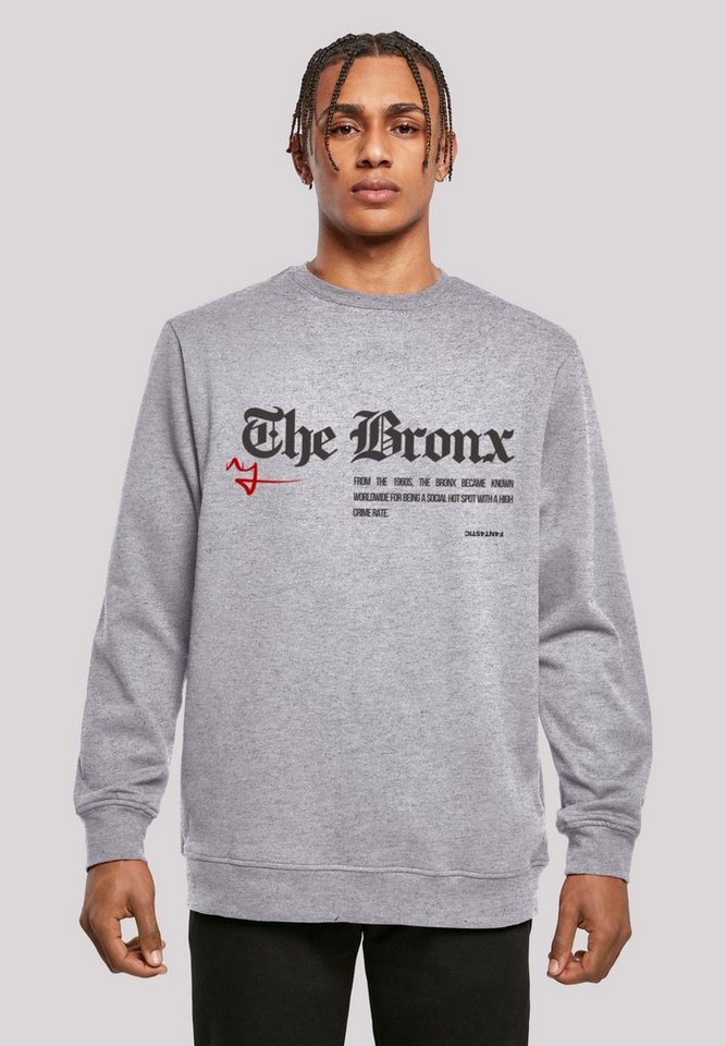 F4NT4STIC Kapuzenpullover The Bronx CREW Print von F4NT4STIC
