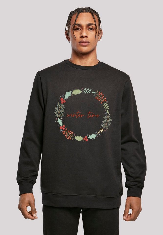 F4NT4STIC Kapuzenpullover Winter Time Print von F4NT4STIC
