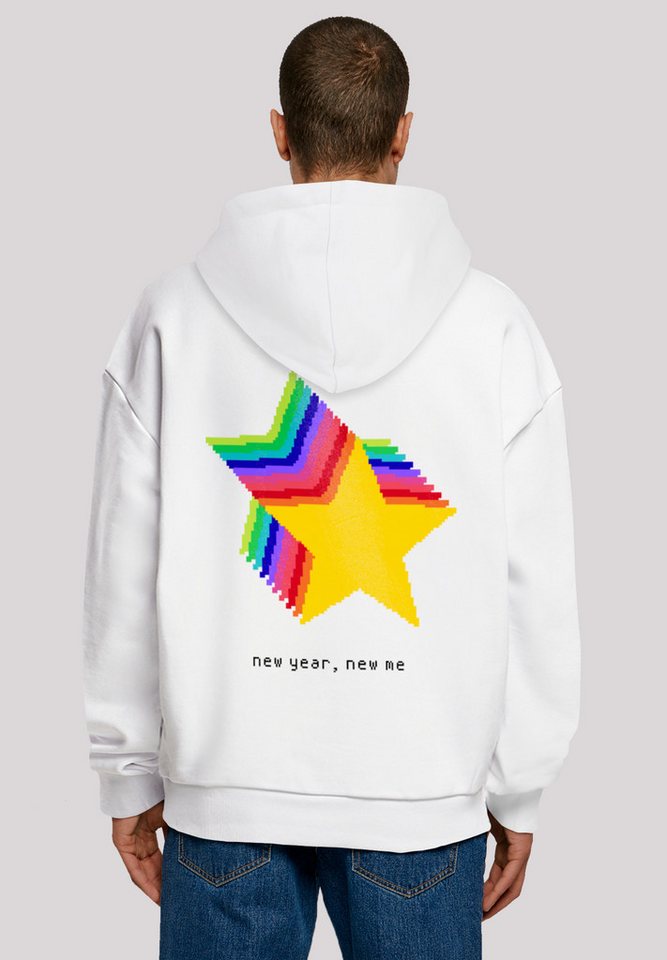 F4NT4STIC Kapuzenpullover SIlvester Party Happy People Only Print von F4NT4STIC