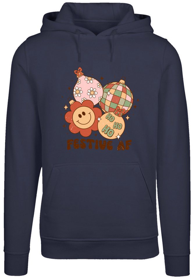 F4NT4STIC Kapuzenpullover Festive AF Christmas Tree Balls Premium Qualität F4NT4STIC Kapuzenpullover Festive AF Christmas Tree Balls Premium Qualität von F4NT4STIC