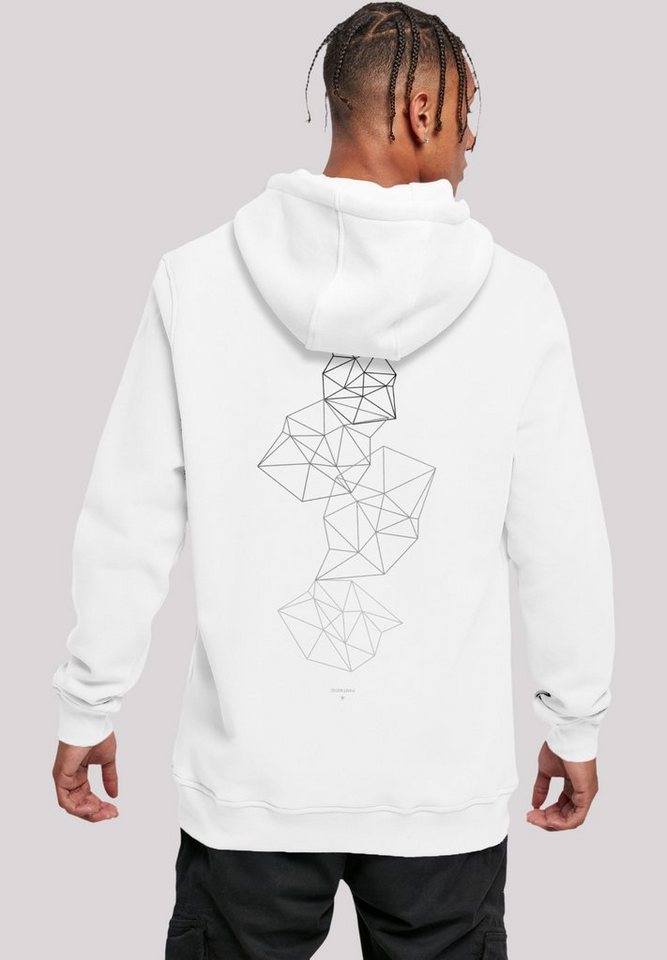 F4NT4STIC Kapuzenpullover Geometrics Abstract Print von F4NT4STIC