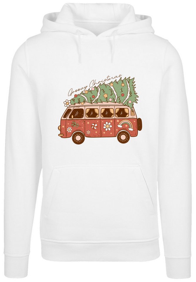 F4NT4STIC Kapuzenpullover Groovy Christmas Camper Van Premium Qualität von F4NT4STIC