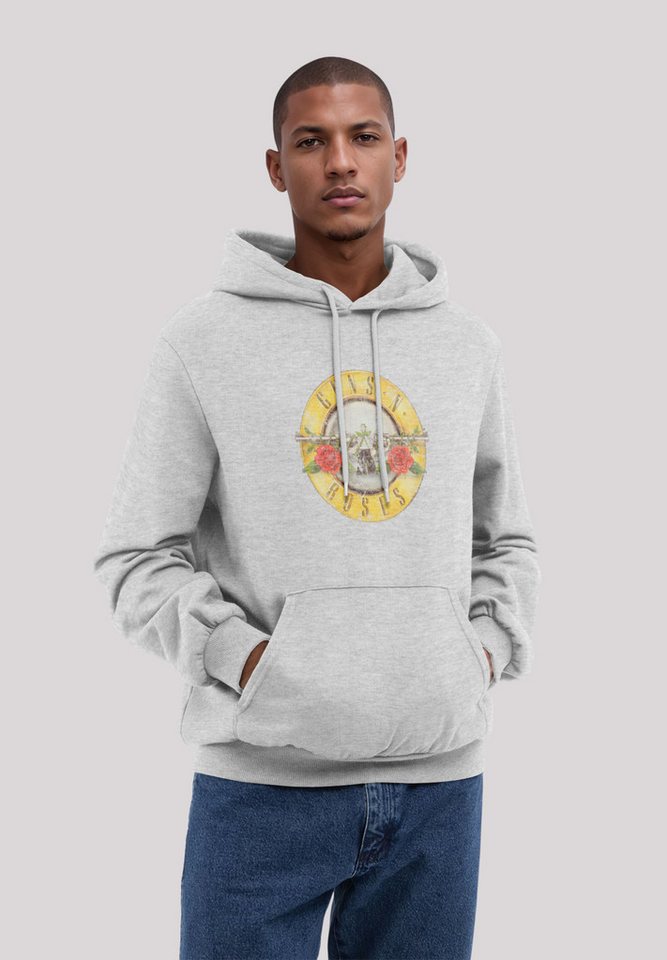 F4NT4STIC Kapuzenpullover Guns 'n' Roses Vintage Bullet Logo Premium Qualität Streetwear von F4NT4STIC