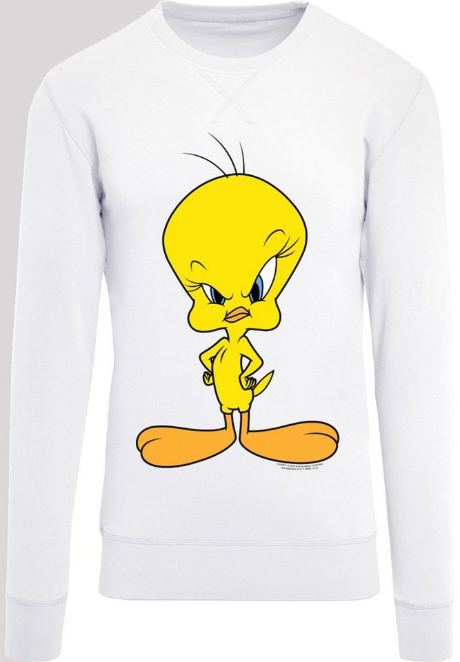 F4NT4STIC Rundhalspullover F4NT4STIC Herren Angry Tweety -WHT with Light Crew sweatshirt (1-tlg) von F4NT4STIC