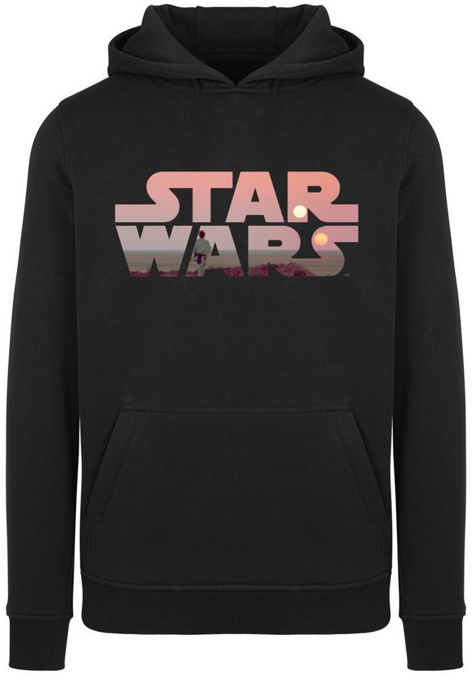 F4NT4STIC Rundhalspullover F4NT4STIC Herren Star Wars Tatooine Logo with Heavy Hoody (1-tlg) von F4NT4STIC