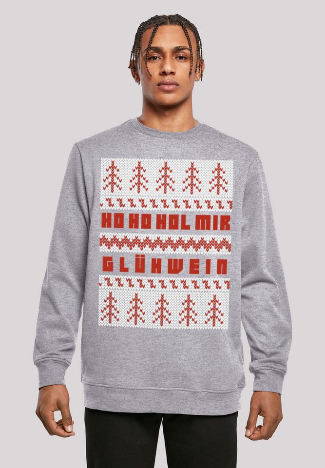 F4NT4STIC Kapuzenpullover Ho Ho Hol mir Glühwein Weihnachten Print von F4NT4STIC