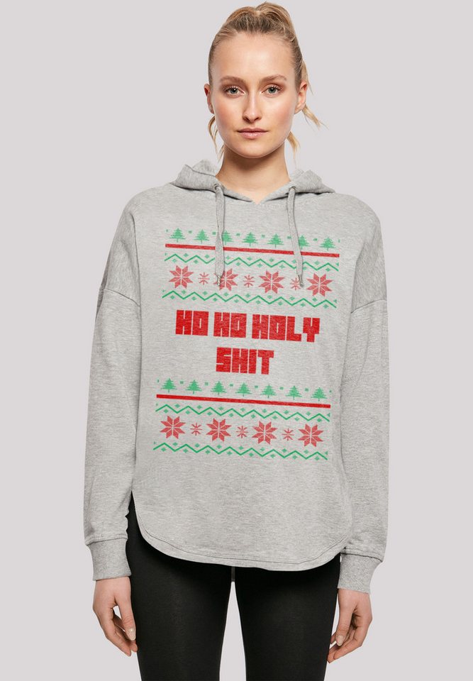 F4NT4STIC Kapuzenpullover Ho Ho Holy Print von F4NT4STIC
