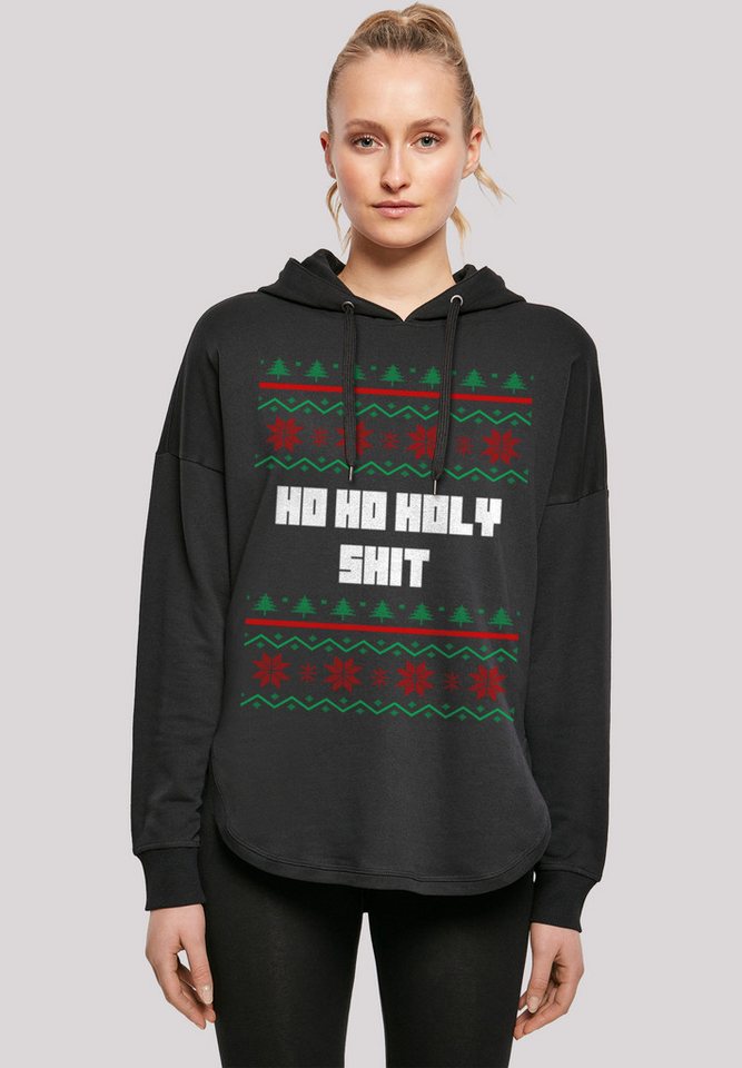 F4NT4STIC Kapuzenpullover Ho Ho Holy Print von F4NT4STIC