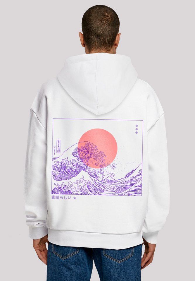 F4NT4STIC Kapuzenpullover Kanagawa Welle Japan Print F4NT4STIC Kapuzenpullover Kanagawa Welle Japan Print von F4NT4STIC