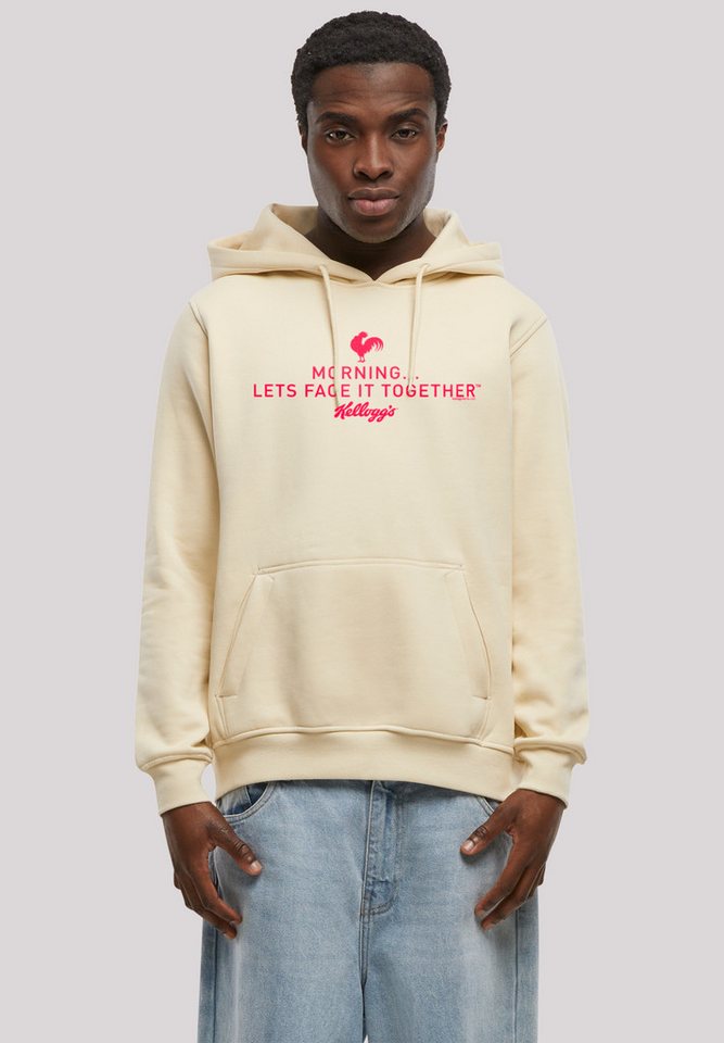 F4NT4STIC Kapuzenpullover Kellogg's Breakfast Cereals Morning Lets Face It Premium Qualität von F4NT4STIC